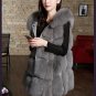 High Quality Faux Fur Coat For Woman Hooded Warm Coat Woman Winter Snow Palka Overcoat Detachable Sl