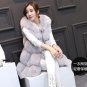 High Quality Faux Fur Coat For Woman Hooded Warm Coat Woman Winter Snow Palka Overcoat Detachable Sl