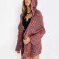 2018 Autumn Winter Knitted Cardigans Coat Plus Size Women Long Sleeve Batwing Poncho Sweater Crochet