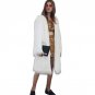 Elegant 3XL Fluffy Pink Green Faux Fur Coat Winter Warm Women Hairy Overcoat Long Sleeve Fox Faux Fu