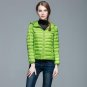 Down Parka Brand New Designer Women 90% White Duck Down Ultralight Jacket Winter Outwear Hooded Thin
