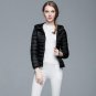 Down Parka Brand New Designer Women 90% White Duck Down Ultralight Jacket Winter Outwear Hooded Thin