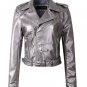 New Arrival 2017 brand Winter Autumn Motorcycle leather jackets yellow leather jacket women leather 