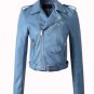 New Arrival 2017 brand Winter Autumn Motorcycle leather jackets yellow leather jacket women leather 