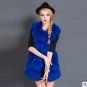 New Arrival 2015 Winter Warm Fsahion Long Women Faux Fur Vest Faux Fur Coat Fox Fur Vest Colete Femi