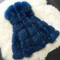 New Arrival 2015 Winter Warm Fsahion Long Women Faux Fur Vest Faux Fur Coat Fox Fur Vest Colete Femi