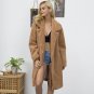 NEW Women Fur Coat 2017 Winter Fluffy Shaggy Faux Long Fur Coat Fashion Thick Warm Jacket Black/Beig