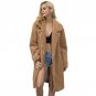 NEW Women Fur Coat 2017 Winter Fluffy Shaggy Faux Long Fur Coat Fashion Thick Warm Jacket Black/Beig