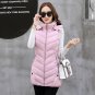 Long cotton padded hooded winter women waistcoat slim autumn warm female vest ladies plus size 3Xl 4