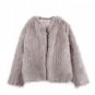 Elegant faux fur coat jacket fashion autumn winter parka jacket women Fluffy warm long sleeve female