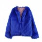 Elegant faux fur coat jacket fashion autumn winter parka jacket women Fluffy warm long sleeve female