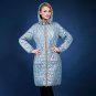 winter jacket women Slim hit the color zipper hooded padded jacket  European and American fashion co