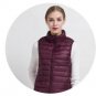 Jacket Coat Women Winter Down Coat Female Vest Sleeveles Slim Short Outwear Ultra Light 90%White Duc