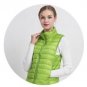 Jacket Coat Women Winter Down Coat Female Vest Sleeveles Slim Short Outwear Ultra Light 90%White Duc