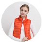 Jacket Coat Women Winter Down Coat Female Vest Sleeveles Slim Short Outwear Ultra Light 90%White Duc