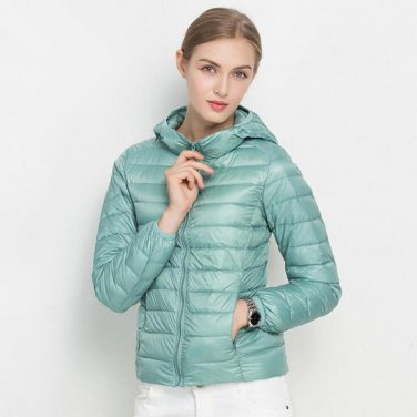 Tengo Brand Spring Autumn Winter Women Parka Ultra Light Down Parka 90% White Duck Down Jacket Women