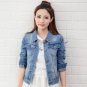 Women Basic Coats Autumn And Winter Women Denim Jacket 2017 Vintage Long Sleeve Slim Female Jeans Co