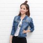 Women Basic Coats Autumn And Winter Women Denim Jacket 2017 Vintage Long Sleeve Slim Female Jeans Co