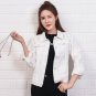 Women Basic Coats Autumn And Winter Women Denim Jacket 2017 Vintage Long Sleeve Slim Female Jeans Co