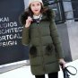 winter jacket women long korean winter jackets parka ladies padded with fur collar outwear warm coat
