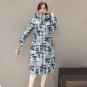 2017 Women Winter Long Down Coat Fashion Female Print Duck Parkas Jacket Thick Warm Elegant Hooded D