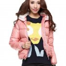 2017 Winter Women Hooded Zipper Duck Down Short Parkas Female Slim Down Short jacket Lady Wadded Jac