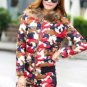 2017 New Winter Jacket Suit Autumn Warm Plus Size Camouflage Slim Hoodes Parka Coat + Pants 2 Piece 