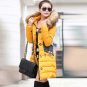 Winter Jacket Women Parka Fur Collar Thickening Cotton Padded Winter Coat Manteau Femme 1PC