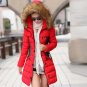 Winter Jacket Women Parka Fur Collar Thickening Cotton Padded Winter Coat Manteau Femme 1PC