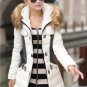 Winter Jacket Women Parka Fur Collar Thickening Cotton Padded Winter Coat Manteau Femme 1PC