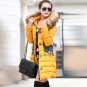 Winter Jacket Women Parka Fur Collar Thickening Cotton Padded Winter Coat Manteau Femme 1PC