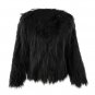 Winter Women Blazer Coat High-grade Elegant Women Shaggy Coat Long Sleeve Fluffy Faux Fur Fourrure F