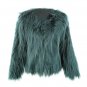 Winter Women Blazer Coat High-grade Elegant Women Shaggy Coat Long Sleeve Fluffy Faux Fur Fourrure F