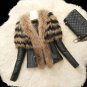 2017 Faux Fur Coat Jacket Womens Winter PU Leather Fur Coats Female Slim Short Fluffy Overcoat Hairy