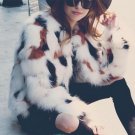 Plus Size Elegant faux fur coat women winter Warm Long sleeve 2017 female Fluffy outerwear Chic autu