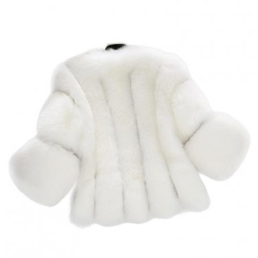 Pink Fake fur Winter Jacket Women Faux Fur 2017 New Winter Pink Faux Furry Thick Faux Fur Coat Jas F