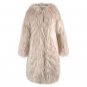Himanjie casual New thick winter hooded jacket warm imitation fur coat high-quality imitation fox co