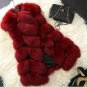 High quality Fur Vest coat Luxury Faux Fox Warm Women Coat Vests 2017 Winter Fashion furs Women\'s C