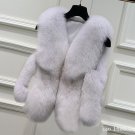 Ms Luxury Splicing Fur Coat Good Quality Lady Warm Winter Fox Fur Coat Artificial Fur Vest The Fox F