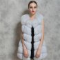 2017 Winter Thick Warm High quality Faux Fur Vest Women\'s Faux Fox Fur Coat Outerwear Women Fur Ves