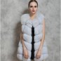 2017 Winter Thick Warm High quality Faux Fur Vest Women\'s Faux Fox Fur Coat Outerwear Women Fur Ves