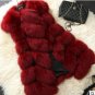 2017 Winter Thick Warm High quality Faux Fur Vest Women\'s Faux Fox Fur Coat Outerwear Women Fur Ves