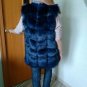 2017 Winter Thick Warm High quality Faux Fur Vest Women\'s Faux Fox Fur Coat Outerwear Women Fur Ves