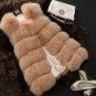 2017 Winter Thick Warm High quality Faux Fur Vest Women\'s Faux Fox Fur Coat Outerwear Women Fur Ves