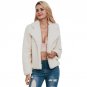Winter Thick Warm Women Faux Fur Jacket Turn-down Collar Long Sleeve Fake Fur Overcoat Ladies Open S