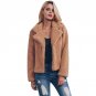 Winter Thick Warm Women Faux Fur Jacket Turn-down Collar Long Sleeve Fake Fur Overcoat Ladies Open S