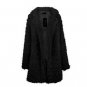 Winter Warm Outwear Ladies Coat Long Coats Women Faux Fur Open Stitch Females