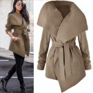 2017 Autumn Winter women\'s elegant Trench Coat long Outerwear loose clothes for lady good quality t
