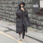 Black Plus Size Korea Fashion Female Outwear Thick Warm Parka Oversize Fur Duck Down Winter Coat Wom
