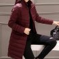 Jacket Cotton Padded Female Parkas Zipper Sexy Overcoat Women Autumn Coats 2017 Plus Size Winter War